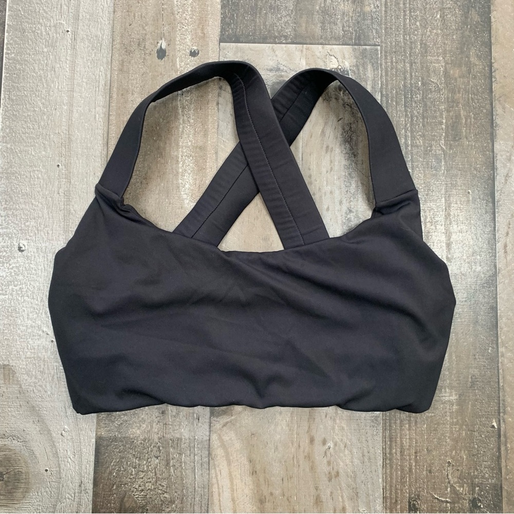 Samsara yoga Black Cross‎ Back Sports Bra